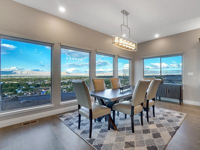 The Gunnison floor plan, dining room