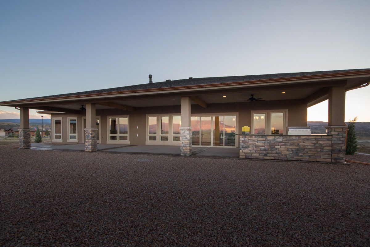 La Villa Toscana Back Exterior and Yard | Integrity Homes | Grand Junction, CO 81501