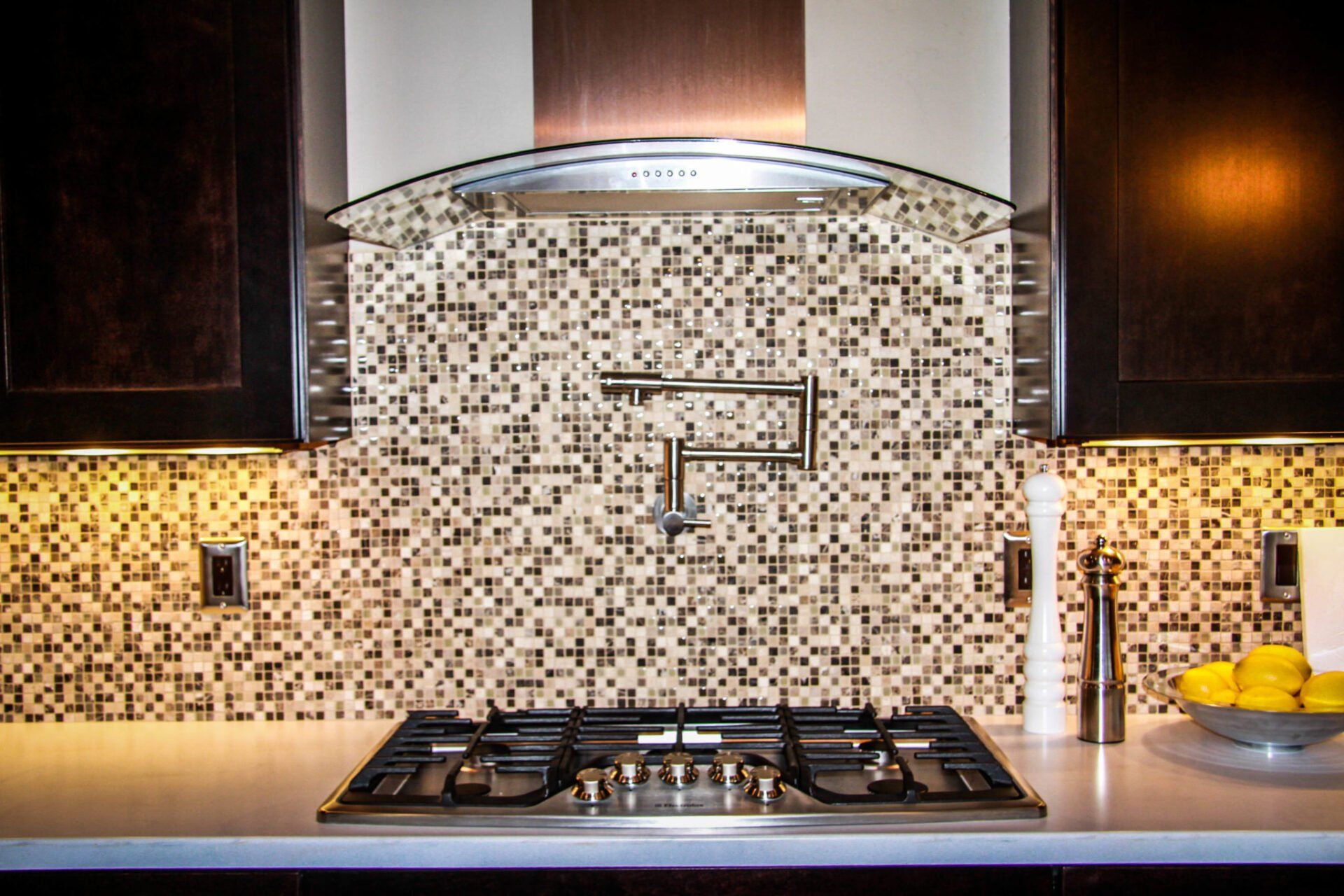 Glass Range Hood and Pot Faucet Over Stove | Integrity Homes | Grand Junction, CO 81501