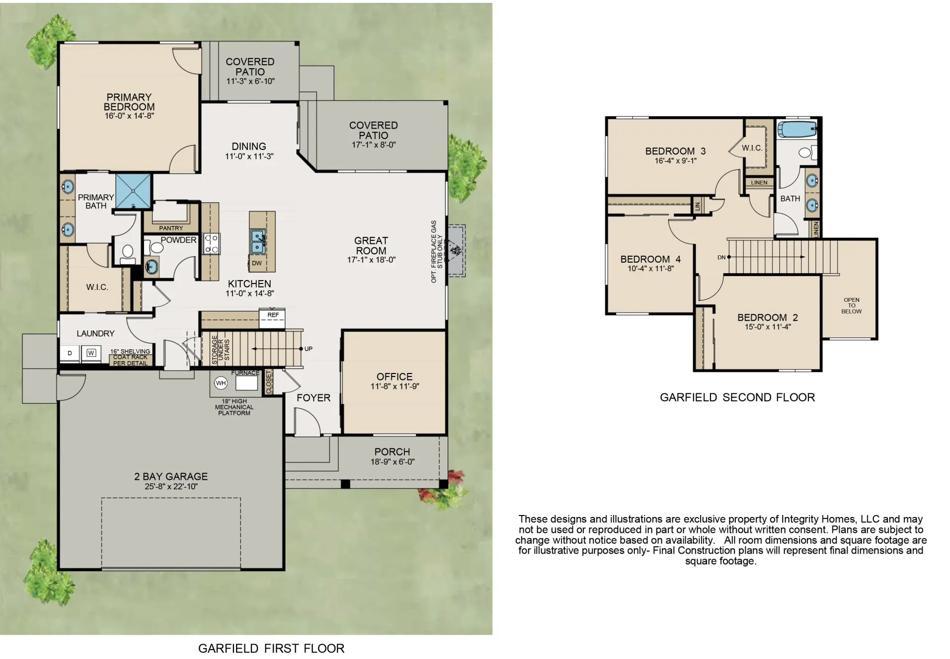 The Garfield Floor Plan