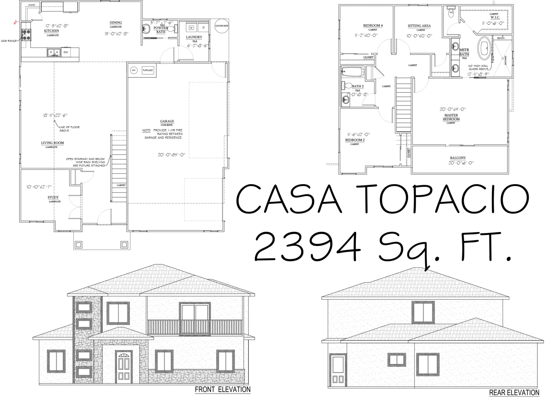 Cassa Topacio floor plan