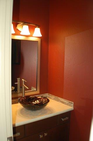 Vanity with Glass Sink | Integrity Homes | Grand Junction, CO 81501