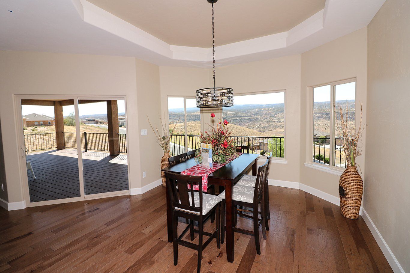 Dining Room with 6 Person Table and Patio Access | Integrity Homes | Grand Junction, CO 81501