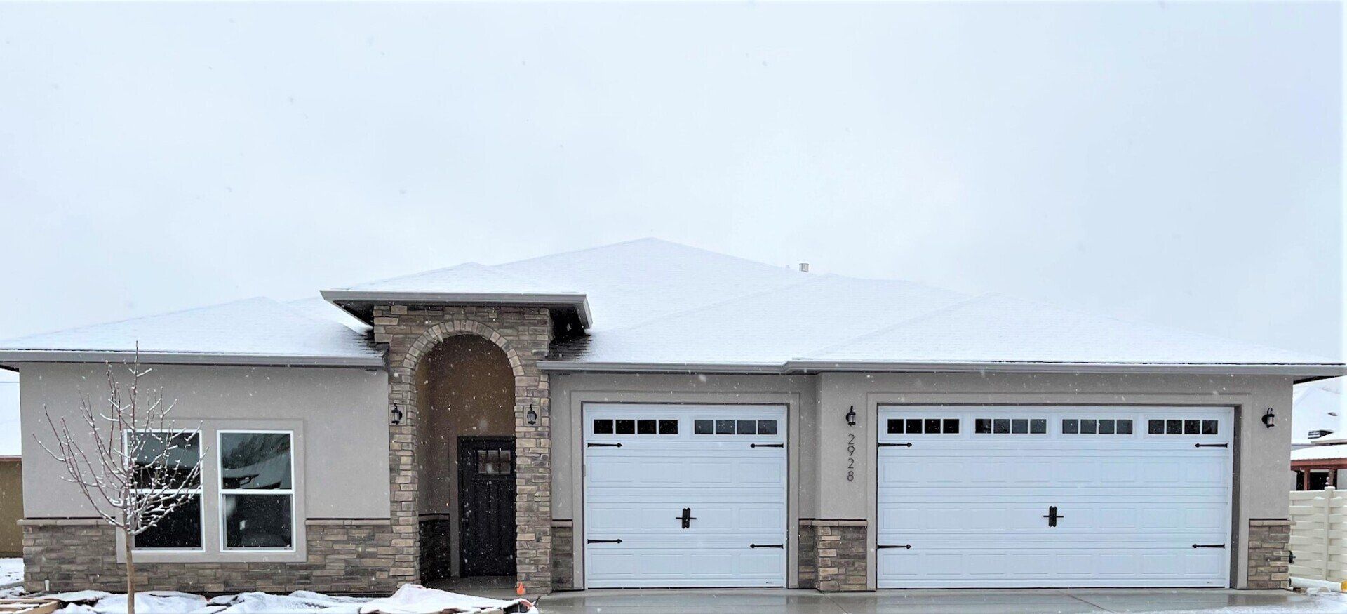 Front view photo of Grand Junction Colorado new home for sale built by Integrity Homes, Custom Home Builder, Contractor