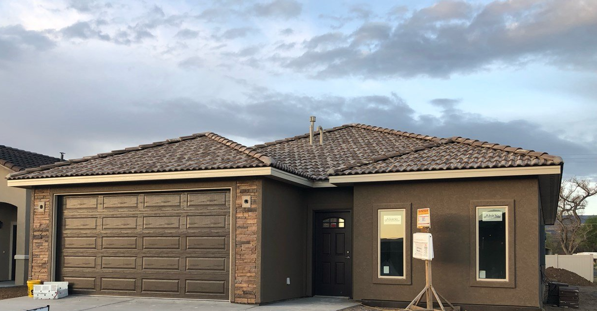 Front view photo of Grand Junction Colorado new home for sale built by Integrity Homes, Custom Home Builder, Contractor