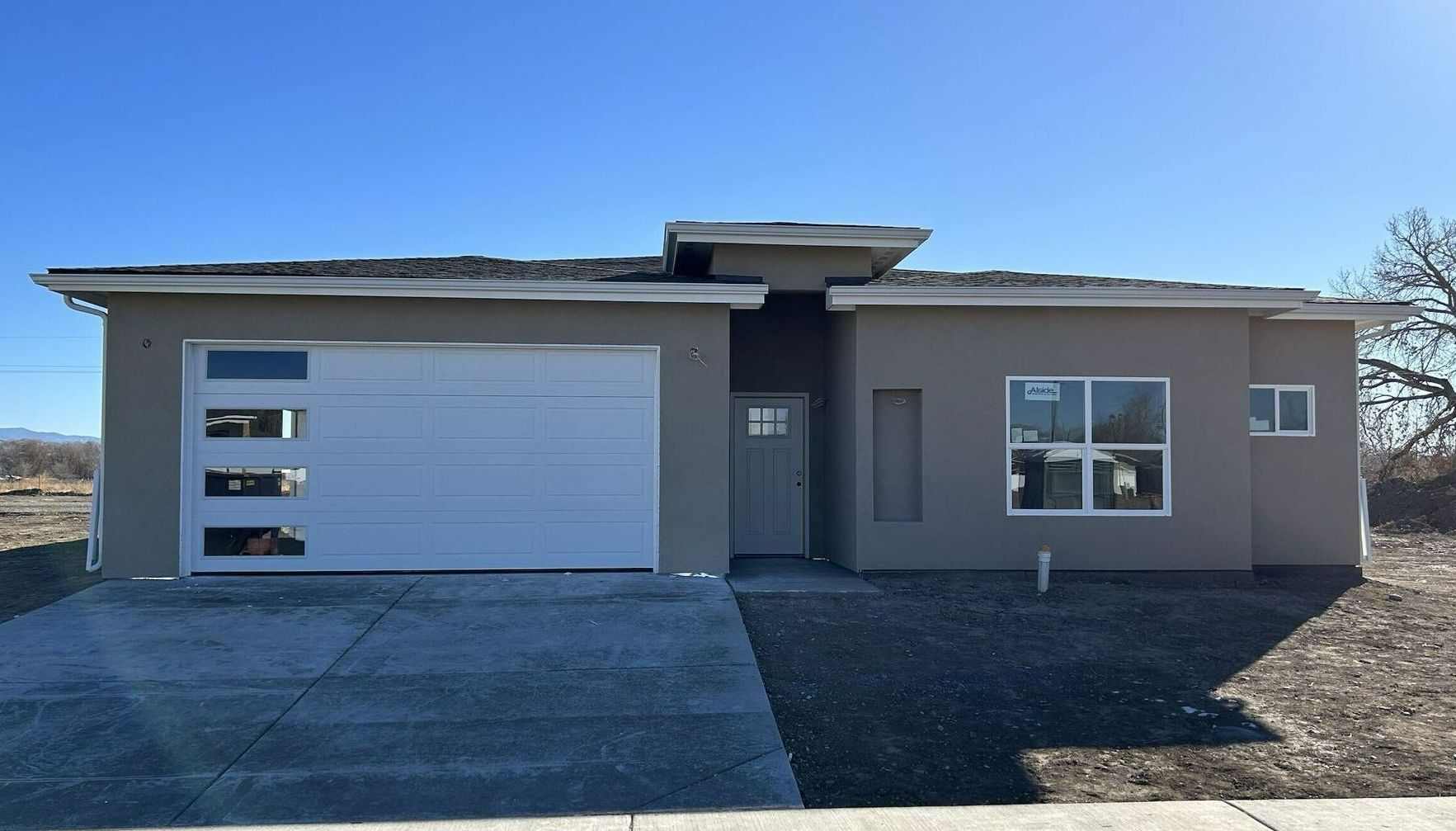 New home exterior front in Clifton CO