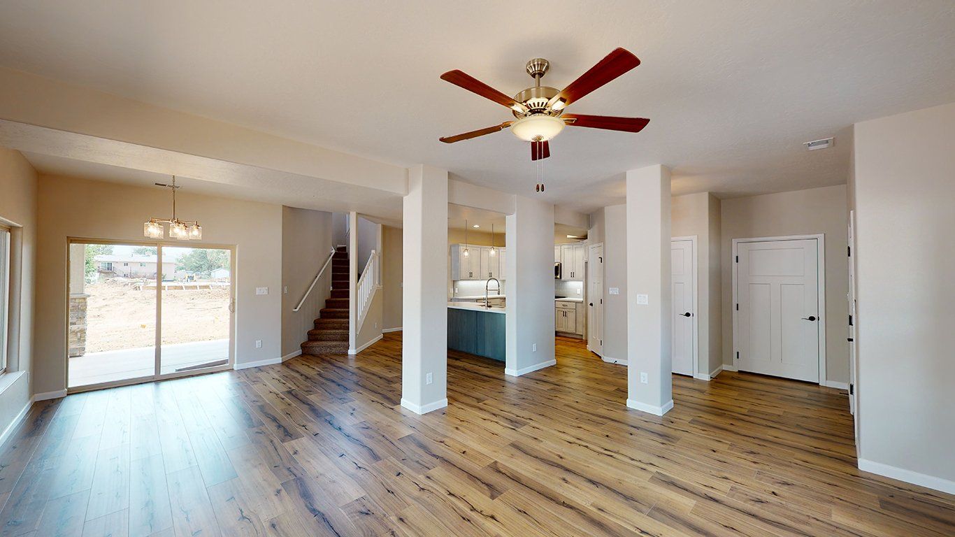 Living Room, Dinette, and Kitchen | Integrity Homes | Grand Junction, CO 81501