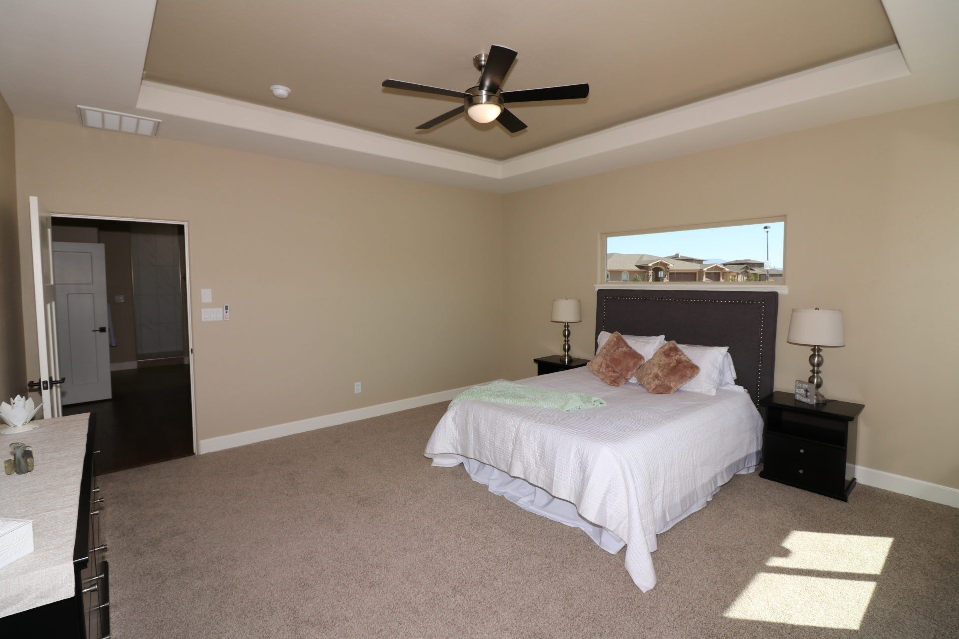 Primary Bedroom with Window High Above Bed | Integrity Homes | Grand Junction, CO 81501