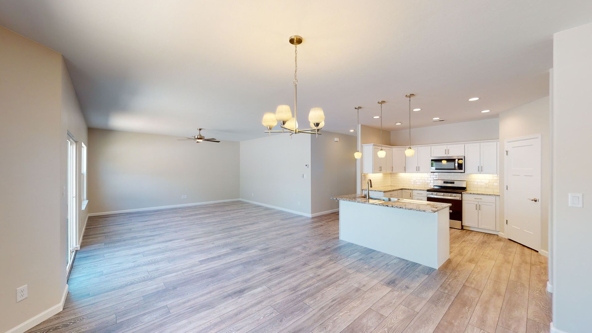 The Orchard floor plan living room & kitchen Gallery image