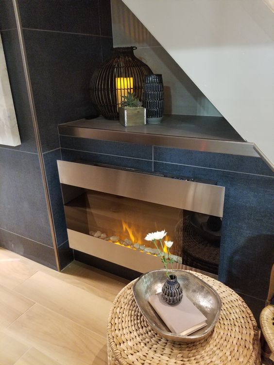 Fireplace Under Stairs | Integrity Homes | Grand Junction, CO 81501