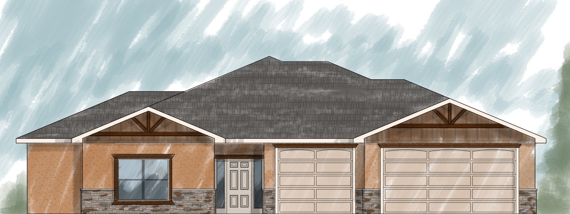 The Rubi Front Exterior Elevation | Integrity Homes | Grand Junction, CO 81501