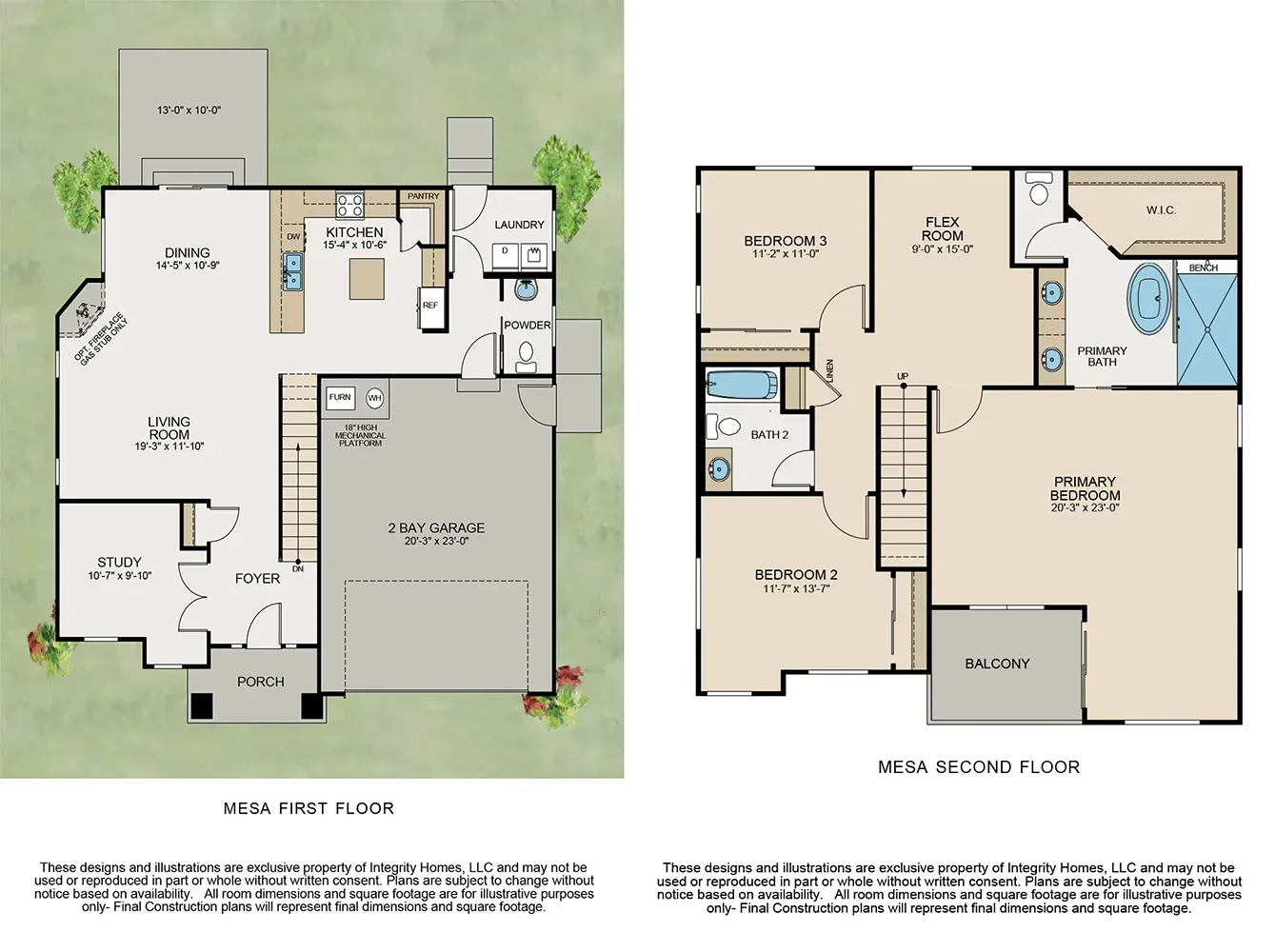 The Mesa floor plan