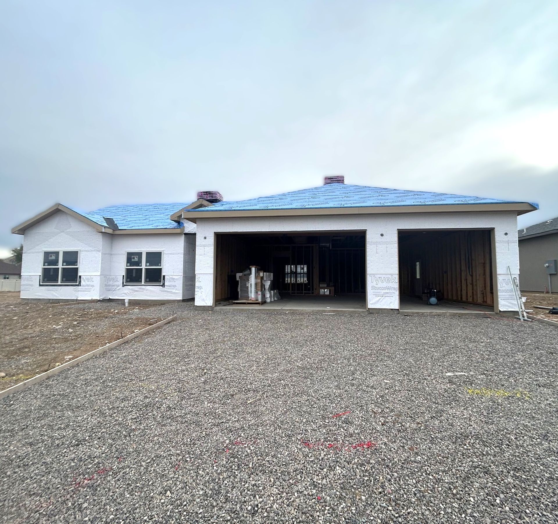 New construction home exterior at 1823 6429 Circle The Hawthorne.