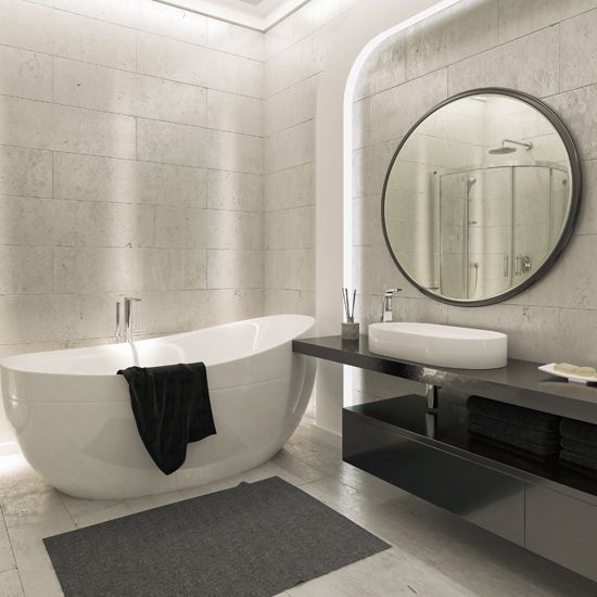 Luxury White Bathroom Interior — Greater Sydney, NSW — Discount Bathroom Renovations