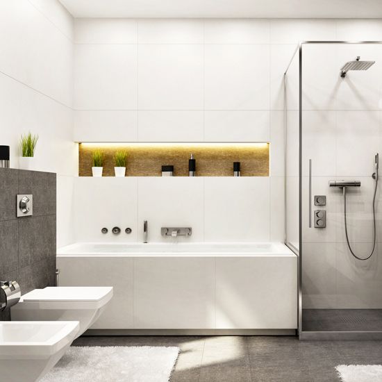 Modern White Bathroom — Greater Sydney, NSW — Discount Bathroom Renovations