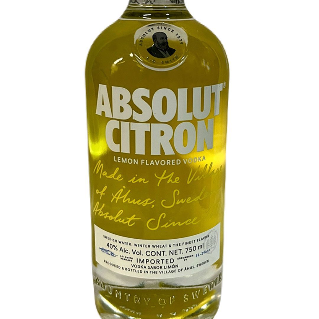 Vodka Absolut Citron 750ml