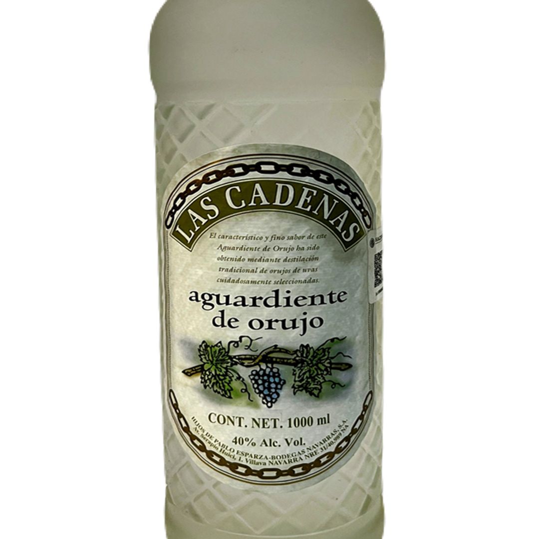 Licor de Aguardiente Las Cadenas Orujo Blanco 1L