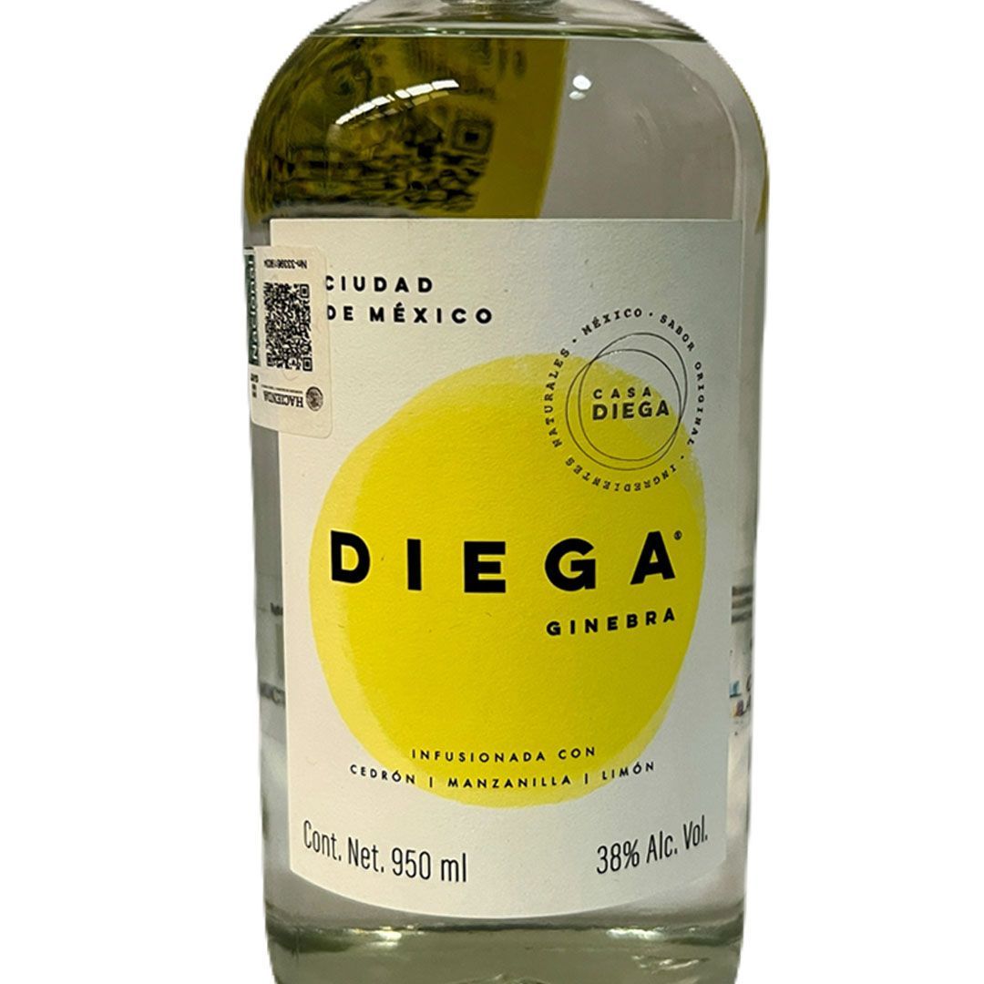 Ginebra Diega Amarilla 950ml