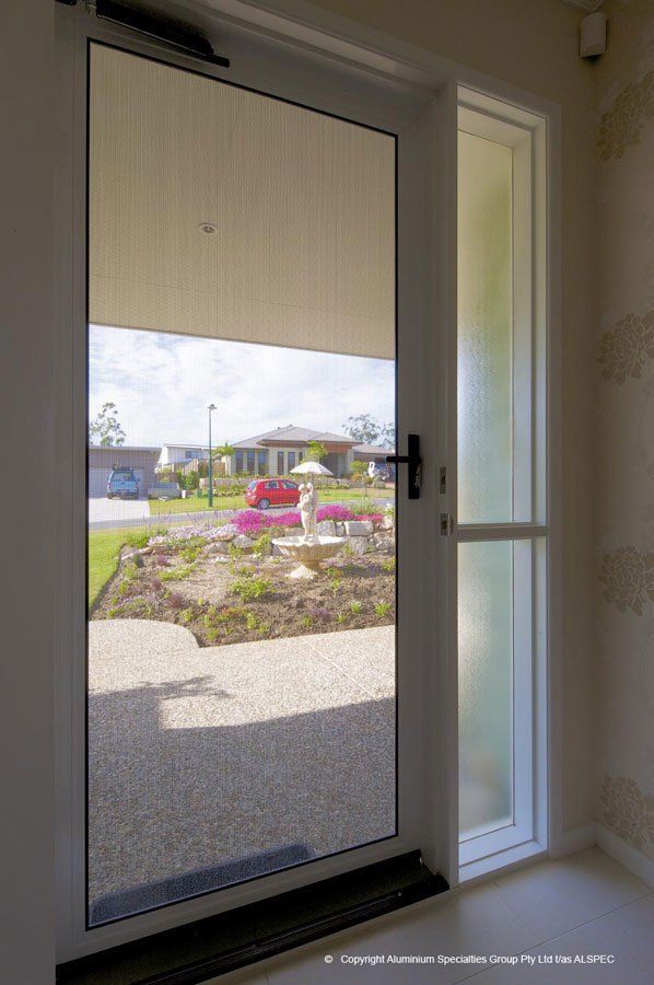 Hinged Door — Nerang QLD — Patterson Screens