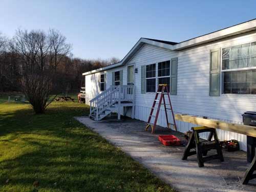 Deck Addition Before