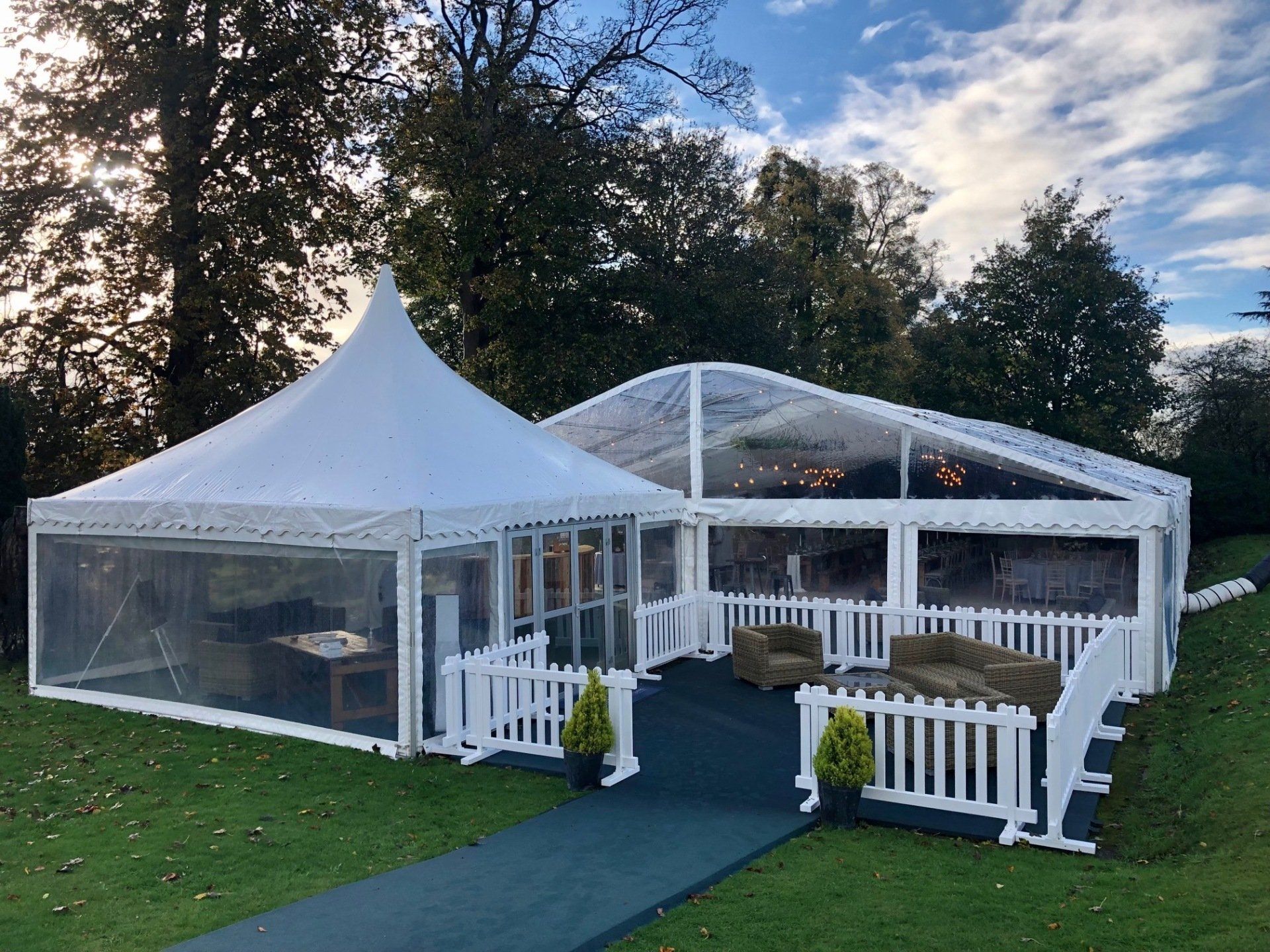 wedding marquee hire open day