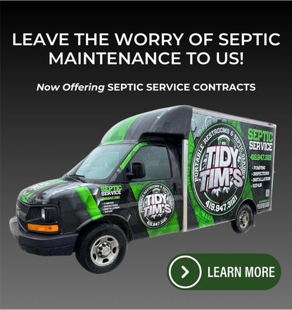 Tidy Tims Septic Service Truck