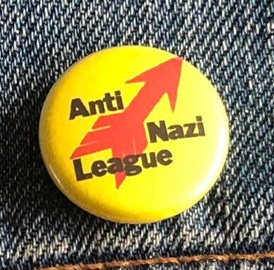 anti-nazi league badge