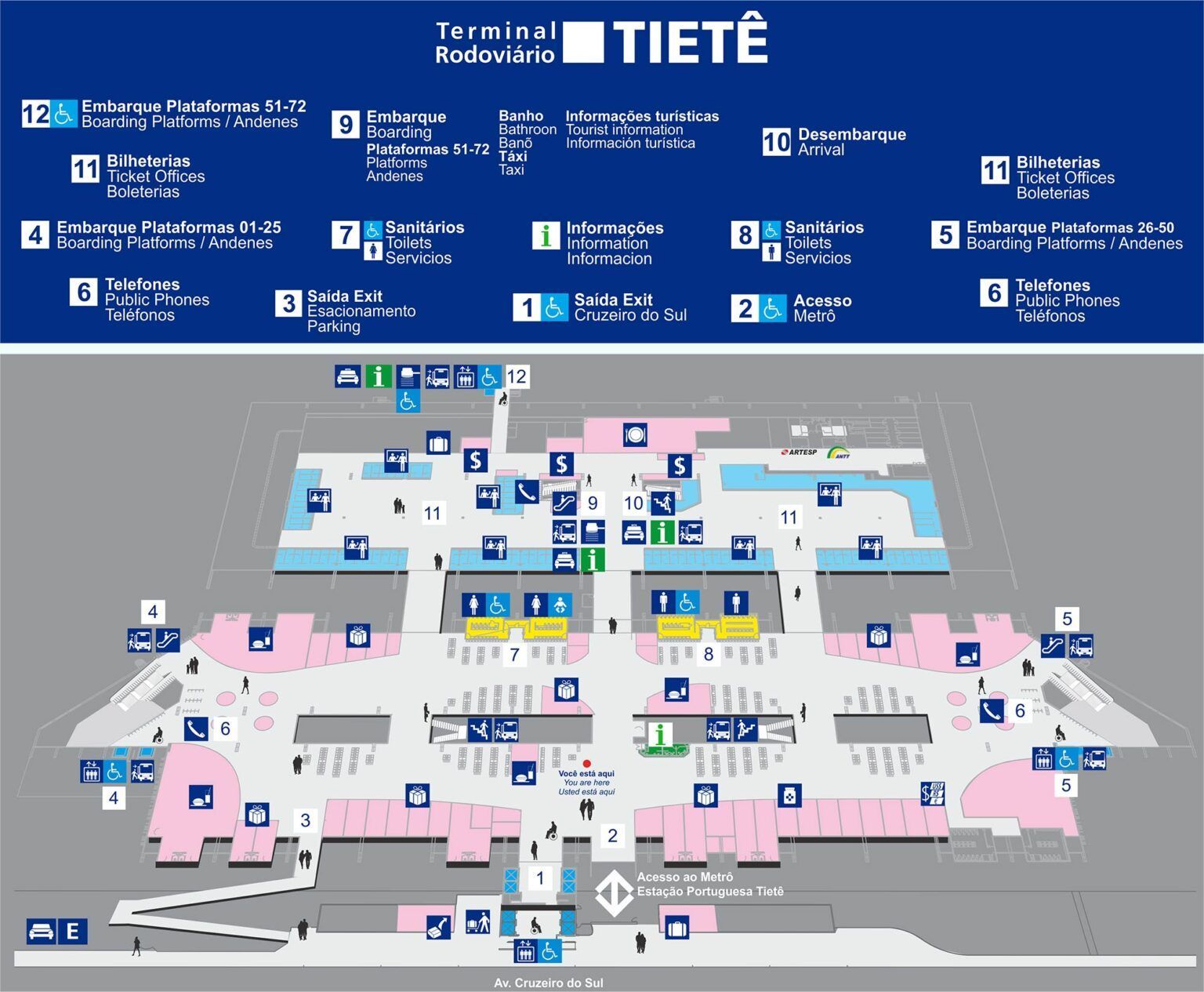 Planta do terminal de João Pessoa