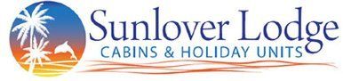 sunlover lodge business logo