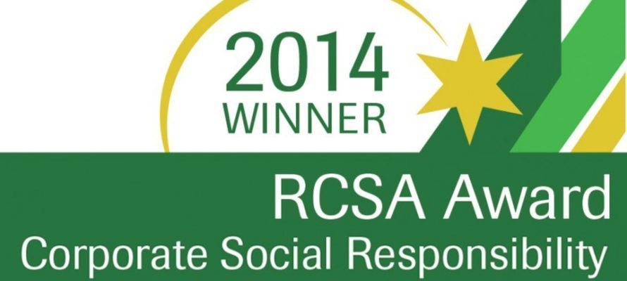 Aspect win the 2014 RCSA Corporate Social Responsibility · Aspect