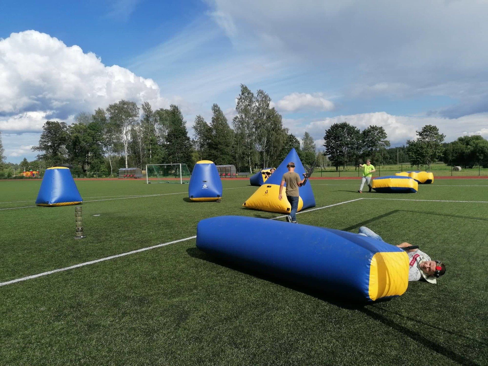 Lasertag spēle izbraukumā