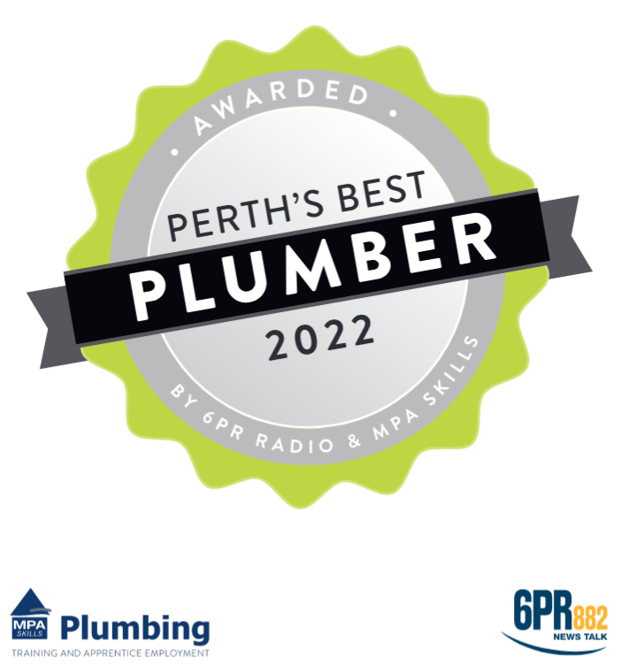 Awarded Perth Best Plumber for 2022
