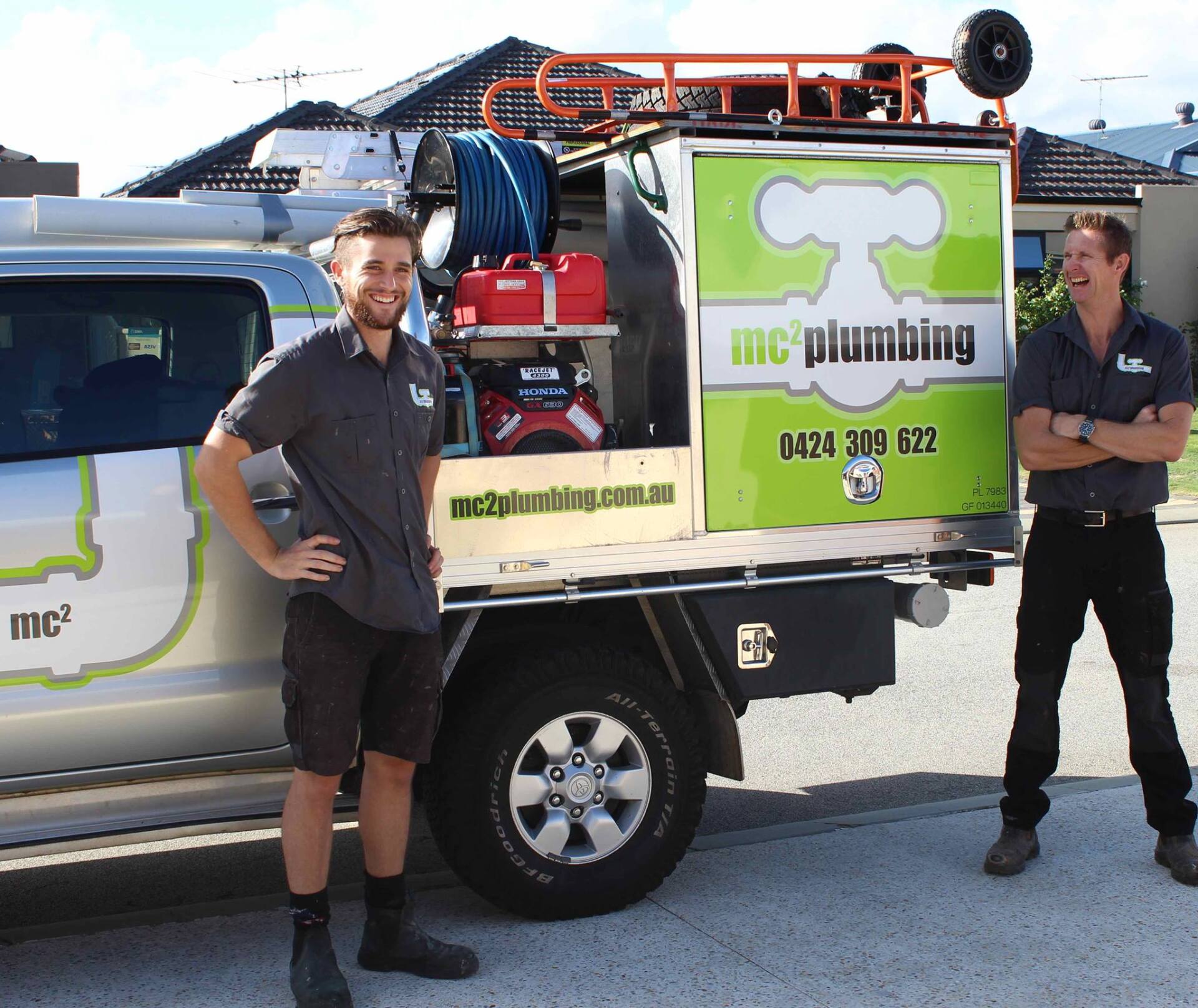 Emergency Plumbers to the rescue with the locals at MC2 plumbing
