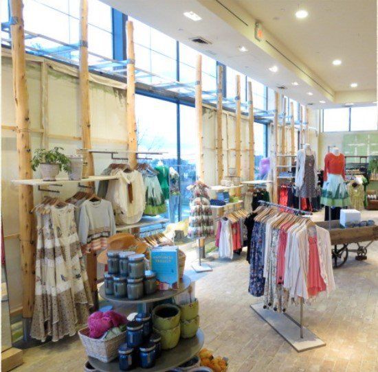 A store with a lot of clothes on display