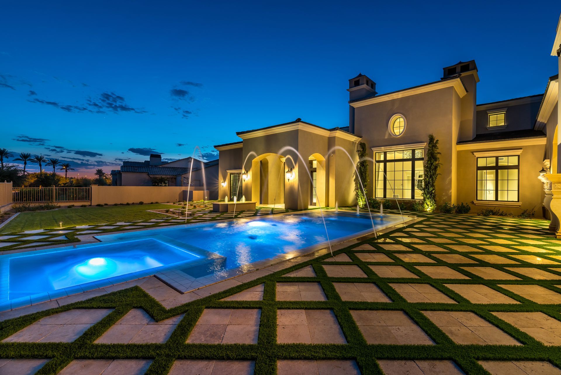 Formal Mediterranean design