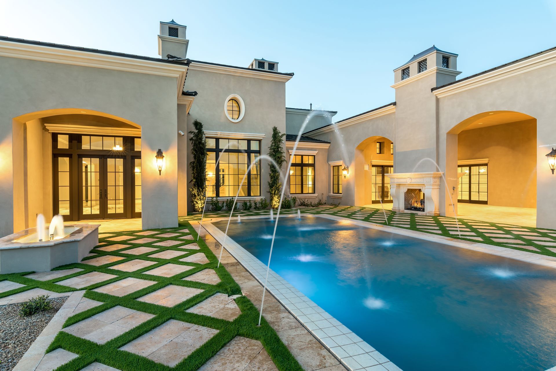 Formal Mediterranean design