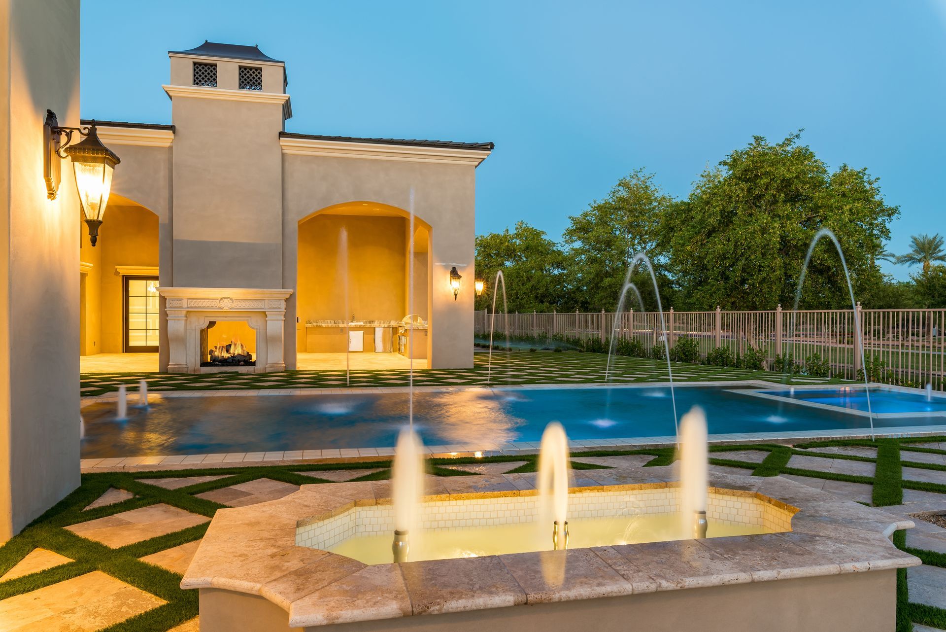 Formal Mediterranean design