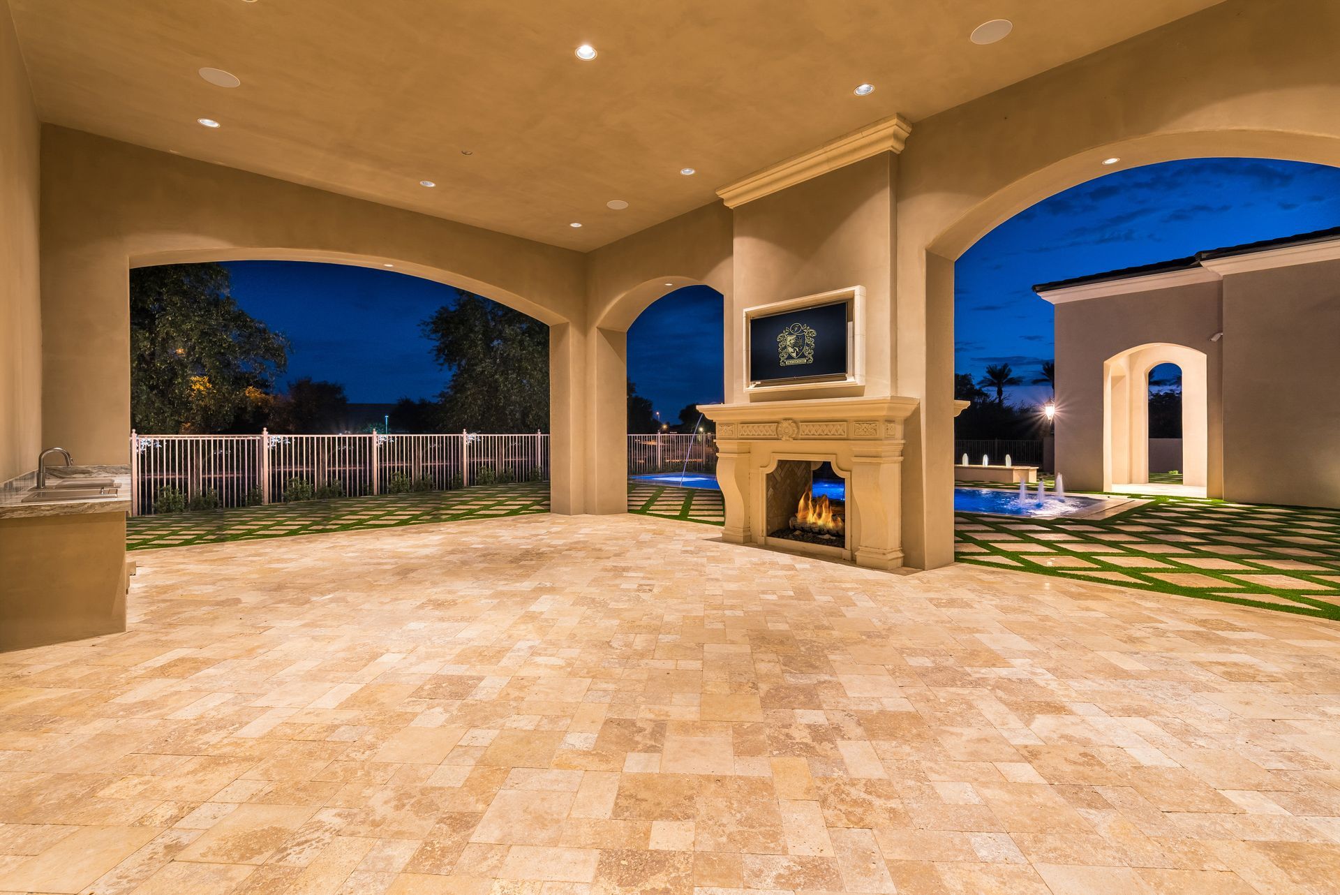 Formal Mediterranean design