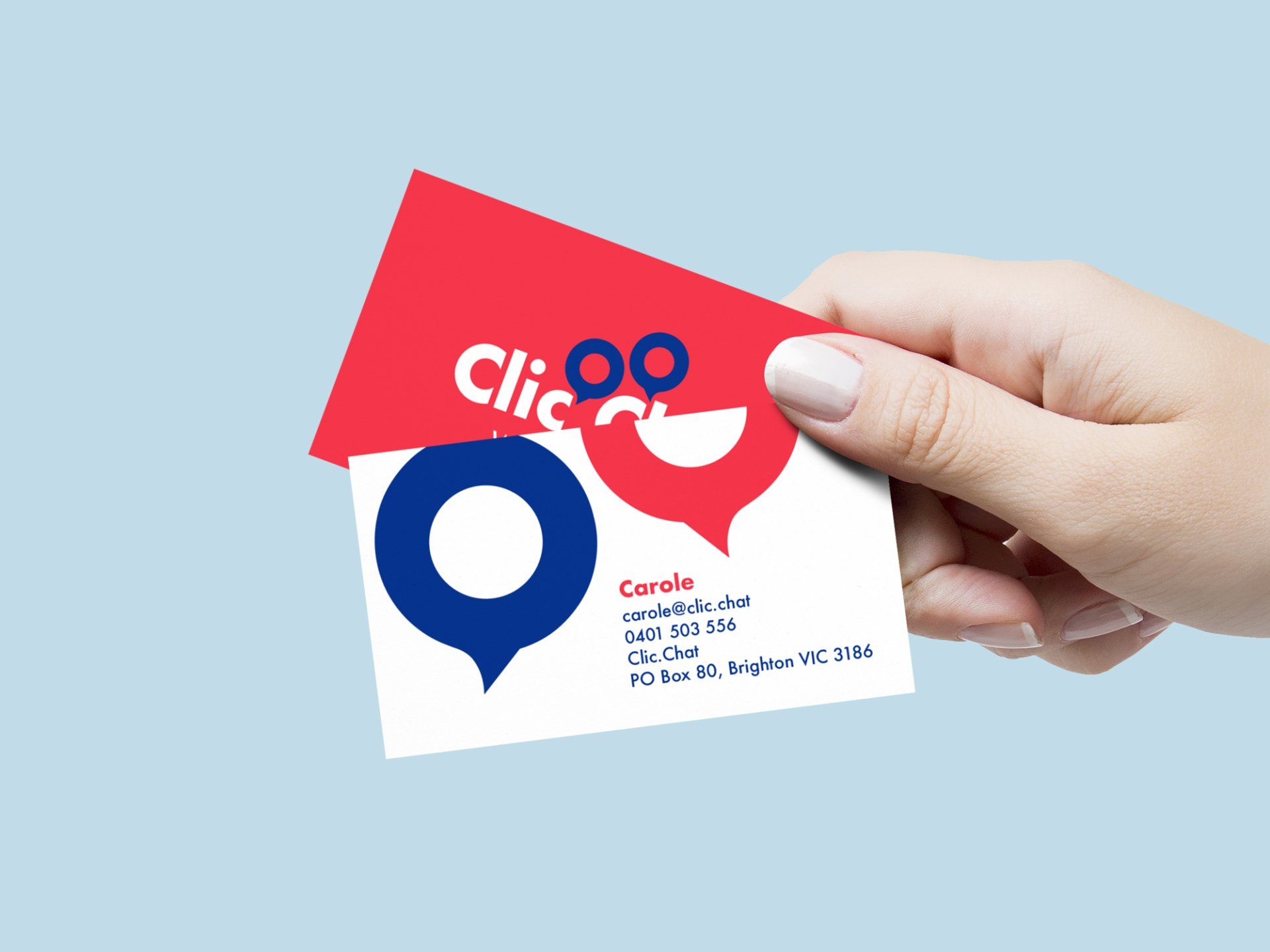 Clic Chat business card