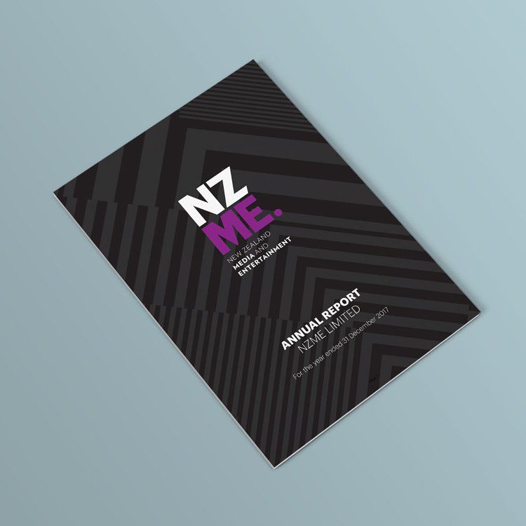 Front cover of NZME Annual Report