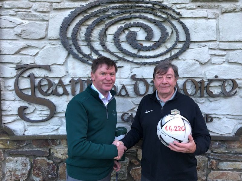 Captains Charity Donation from Druids Glen Golf Club