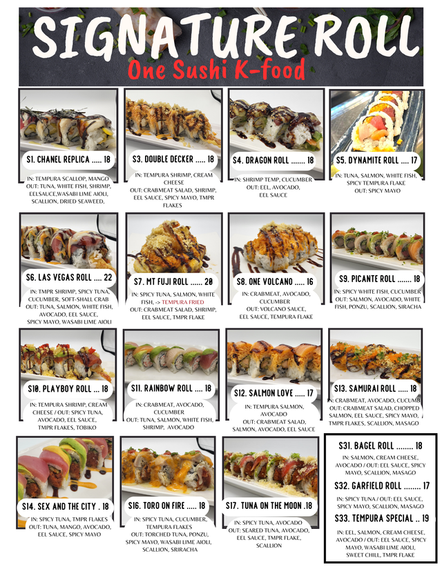 Sushi Set Menu 1