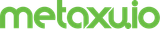 Green &ldquo;metaxu.io&rdquo; wordmark in lowercase 