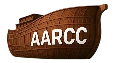 Wooden Ark with the letters AARCC.