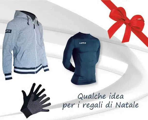 maglia termica, felpa cappuccio e guanti calcio