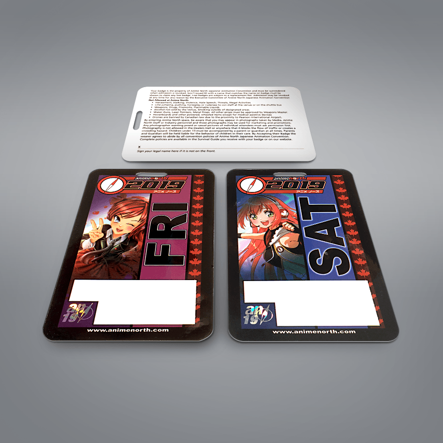 Two cards with the words fri and sat on them