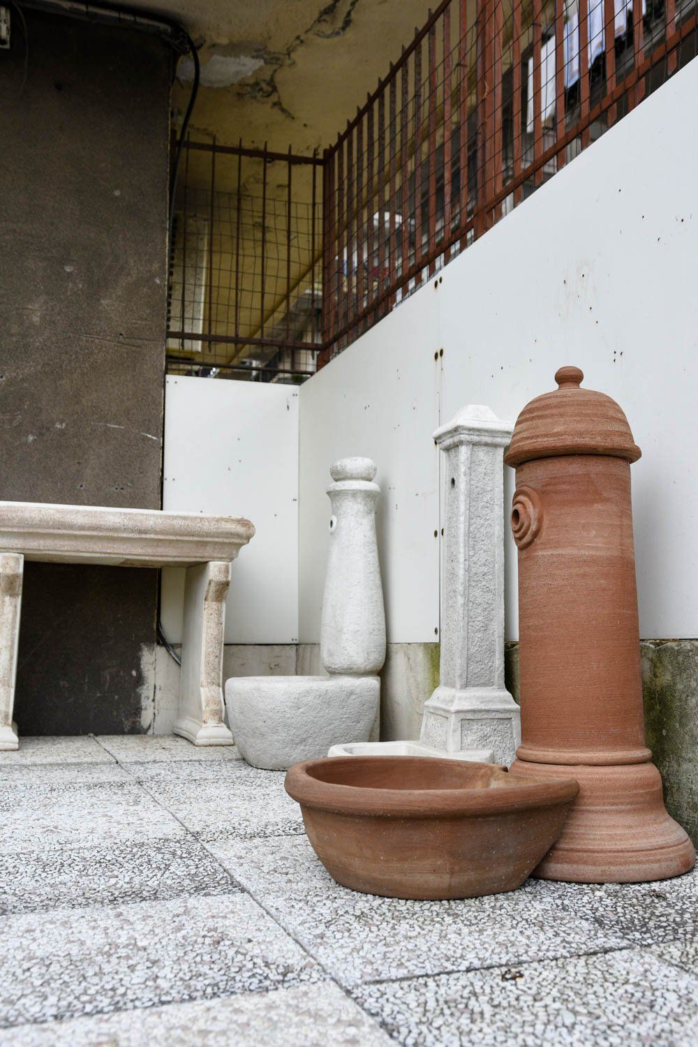 fontanella esterna per giardino