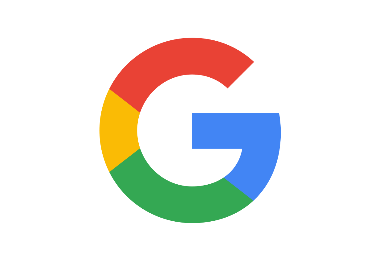 A google logo that says `` review us on google ''.