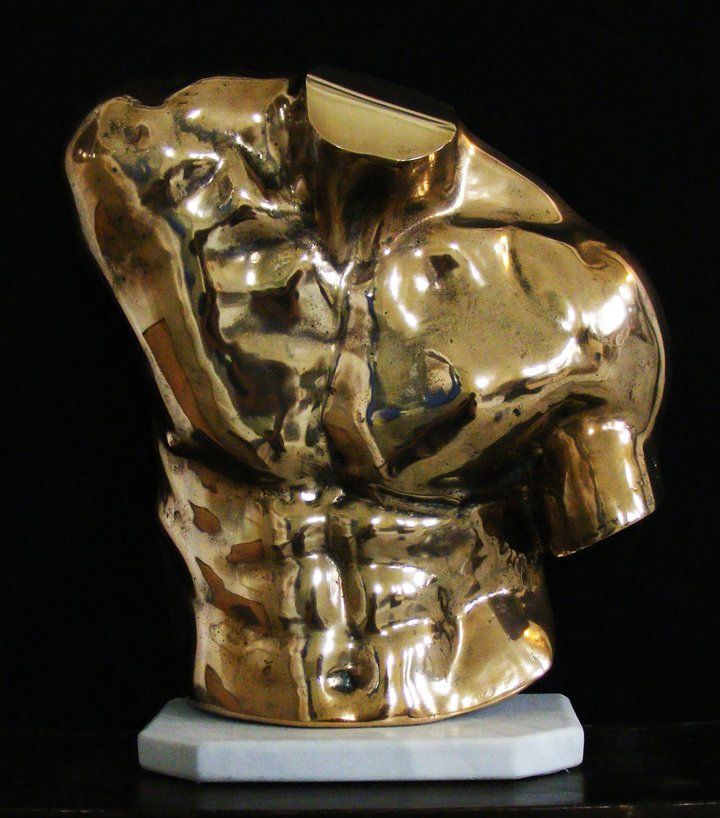 Male torso Bronze Ben Dearnley