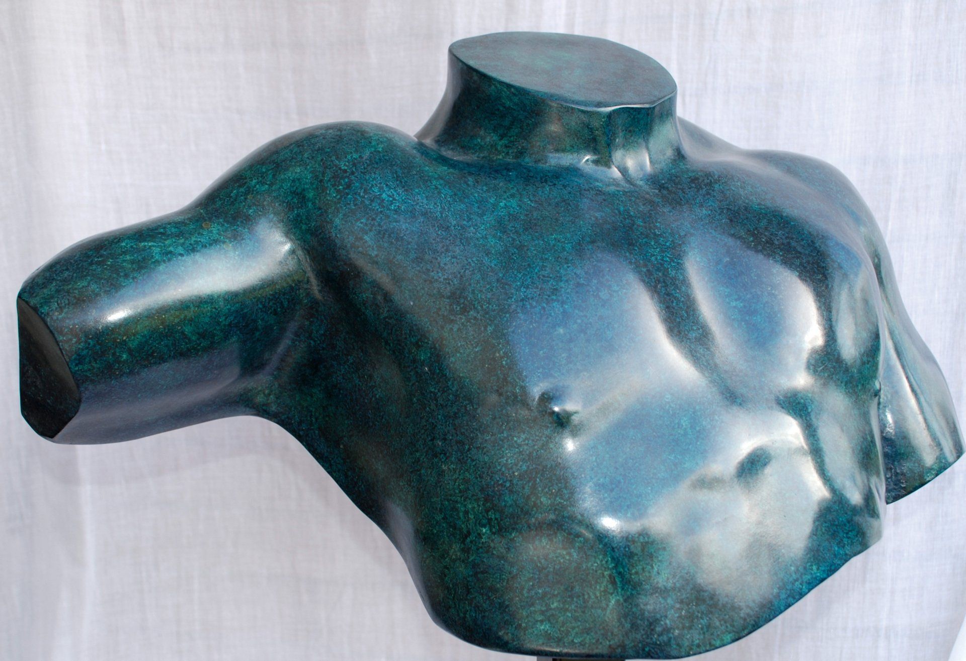 Male nude torso Bronze Ben Dearnley